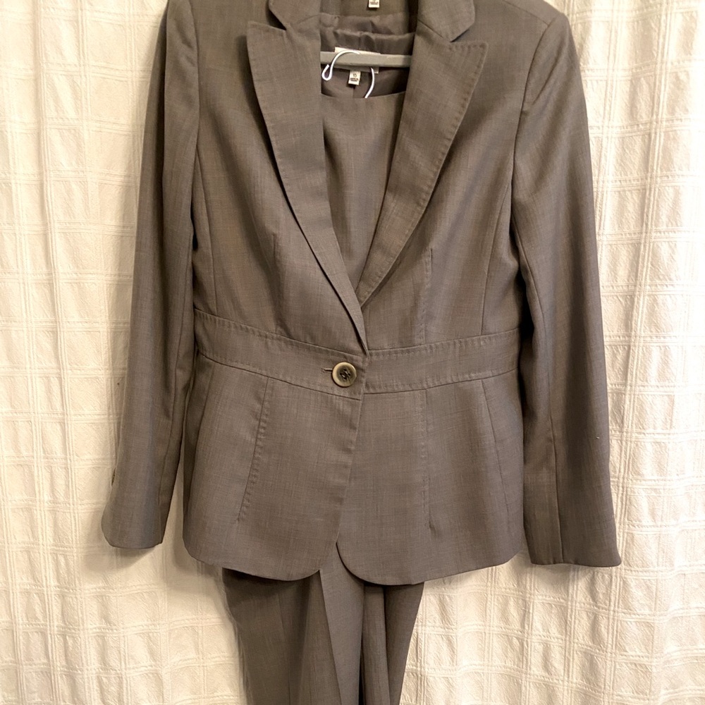 3 Piece Suit Jones New York Brown/Taupe Size 10